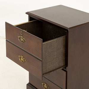 Chippendale Style Mahogany Filing Cabinet (9843600130355)