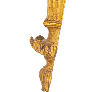 Neoclassical Style Gilded Wall Brackets, Pair (9790454235443)