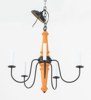 Regency Style 5-Branch Chandelier (9896016347443)