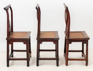Chinese Hardwood Yokeback Side Chairs, 6 (9802890215731)