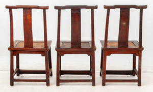 Chinese Hardwood Yokeback Side Chairs, 6 (9802890215731)