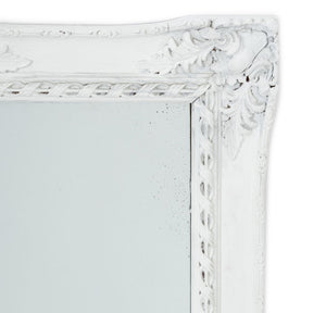 Louis XV Style White Painted Wall Mirror (9896017756467)