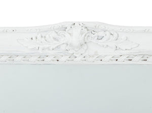 Louis XV Style White Painted Wall Mirror (9896017756467)