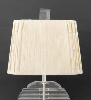 George Bullio Stacked Lucite Table Lamp (9751738057011)