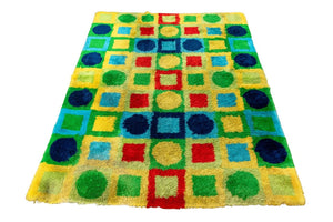 Geometric Rya Rug Shag Carpet, 11' 6.5" x 8' 8" (9843618709811)