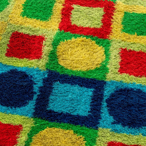 Geometric Rya Rug Shag Carpet, 11' 6.5" x 8' 8" (9843618709811)