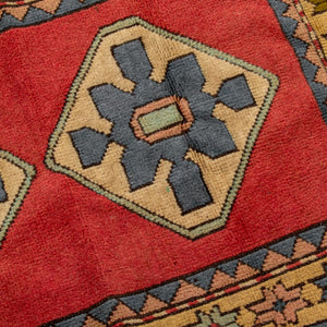 Turkish Kazak Star Rug, 4' 10" x 3' 3" (9843620086067)