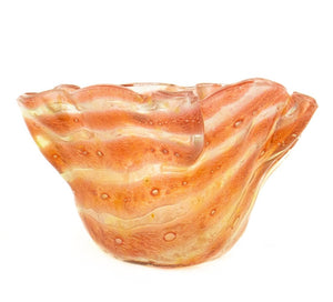 Italian Art Glass Handkerchief Bowl (9755057652019)