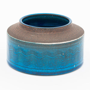 Danish Modern Turquoise Blue Pottery Articles, 4 (9846869033267)