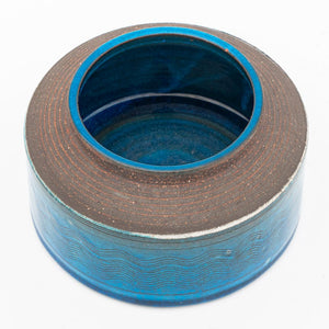Danish Modern Turquoise Blue Pottery Articles, 4 (9846869033267)