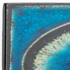 Danish Modern Turquoise Blue Pottery Articles, 4 (9846869033267)