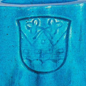 Danish Modern Turquoise Blue Pottery Articles, 4 (9846869033267)