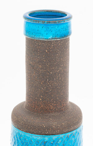 Danish Modern Turquoise Blue Pottery Articles, 4 (9846869033267)