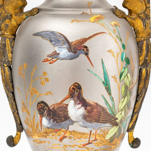 Paris Porcelain Brass Mounted Vases, 19th C. (9843622576435)