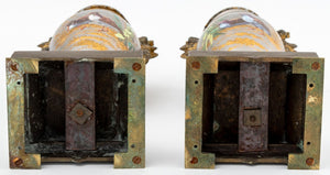 Paris Porcelain Brass Mounted Vases, 19th C. (9843622576435)