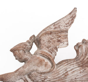 American Folk Art Cast Iron Winged Victories, Pair (9755062370611)