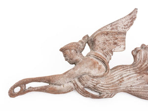American Folk Art Cast Iron Winged Victories, Pair (9755062370611)
