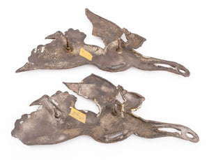 American Folk Art Cast Iron Winged Victories, Pair (9755062370611)