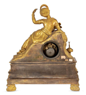 Charles X Gilt Bronze Figural Clock (9775799271731)
