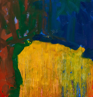 Robert O'Meara Abstract Composition Oil on Canvas (9814230597939)