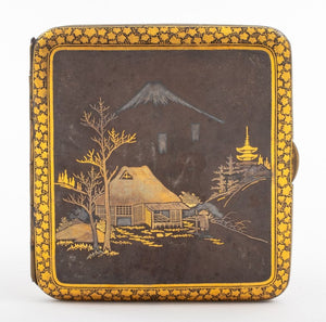 Japanese 24K Gold & Silver Overlay Cigarette Case (9769846178099)