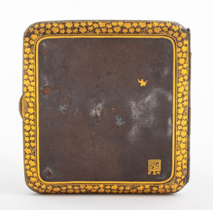 Japanese 24K Gold & Silver Overlay Cigarette Case (9769846178099)