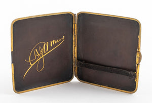 Japanese 24K Gold & Silver Overlay Cigarette Case (9769846178099)