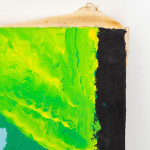 Sara Pines Abstract Composition Oil, 1975 (9842454397235)
