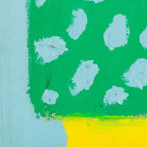 Sara Pines Abstract Composition Oil, 1975 (9842454397235)