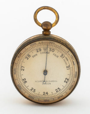 Negretti & Zambra Brass Pocket Barometer (9784122605875)