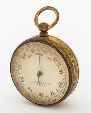 Negretti & Zambra Brass Pocket Barometer (9784122605875)