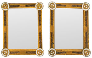 French Empire Gilt & Mother-of-Pearl Mirrors, 2 (9784136040755)