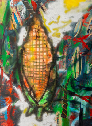Napoleon Brousseau "Mais Fantome Sans Cible" Oil (9858736783667)