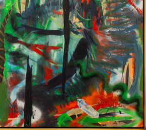 Napoleon Brousseau "Mais Fantome Sans Cible" Oil (9858736783667)
