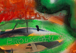 Napoleon Brousseau "Mais Fantome Sans Cible" Oil (9858736783667)