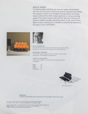 George Nelson for Herman Miller "Marshmallow" Sofa (9738848895283)