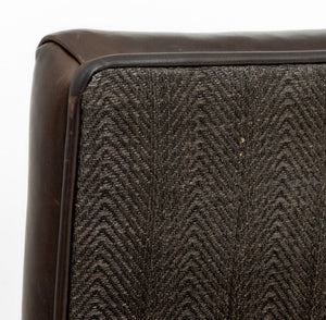 John Widdicomb Brown Leather Dining Chairs, 6 (9735493255475)