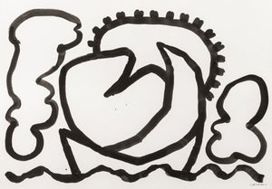 Domenick Capobianco "Trip II" Acrylic on Paper