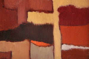 "Woven Patter" Abstract Painting by Jill Davenport 'American, 1930-2019', Signed (9002081747251)