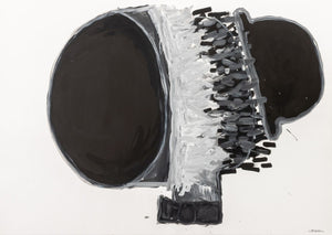 Domenick Capobianco "Splat" Acrylic on Paper