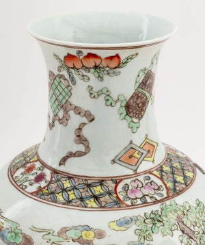 Chinese Famille Rose Porcelain Baluster Vase (9775933980979)