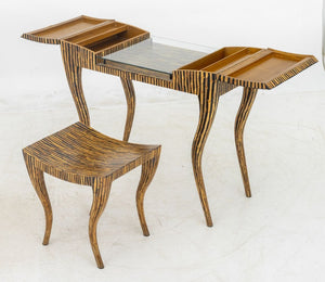 R & Y Augousti "Delilah" Dressing Table and Bench (9741191905587)