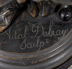 Vital Dubrey "Dandies" Patinated Bronzes, Pair (9814279618867)