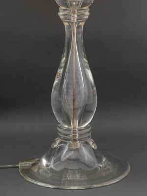 Italian Clear Glass Table Lamp (9855214846259)