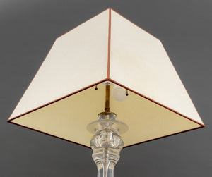 Italian Clear Glass Table Lamp (9855214846259)
