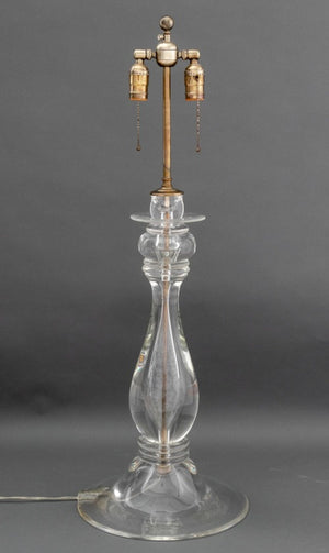Italian Clear Glass Table Lamp (9855214846259)