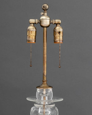 Italian Clear Glass Table Lamp (9855214846259)