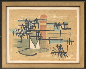 Georges Item "Maritime Landscape" Lithograph