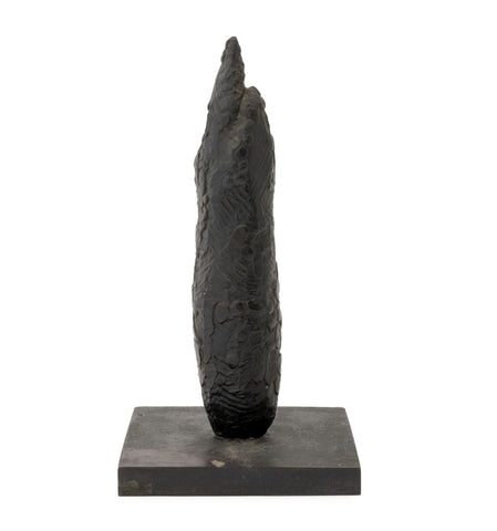 Joseph L. Gardella Abstract Black Patinated Bronze Sculpture