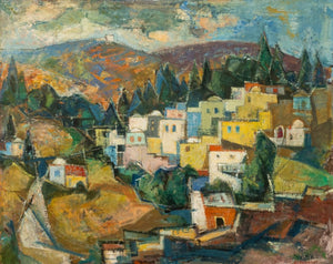 Jakob Eisenscher Landscape Scene Oil on Canvas (9846882894131)
